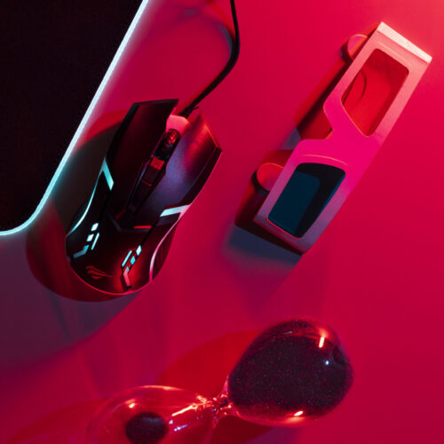 view-illuminated-neon-gaming-desk-setup-with-3d-glasses-scaled.jpg شاشة الألعاب ASUS TUF VG27AQ